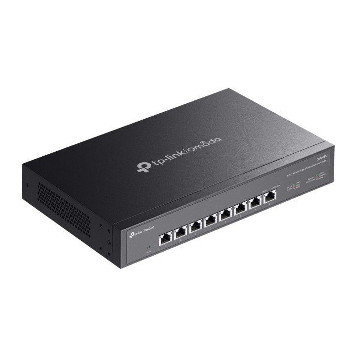 TP-Link Omada DS1008X commutateur réseau Non-géré 10G Ethernet (100/1000/10000) 1U Noir — vue 4