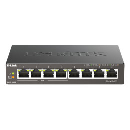 D-Link DGS-1008P/E commutateur réseau Non-géré L2 Gigabit Ethernet (10/100/1000) Connexion Ethernet, supportan — vue 1