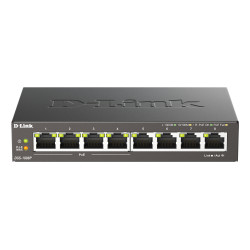 D-Link DGS-1008P/E — Switch non manageable 8 ports Gigabit PoE