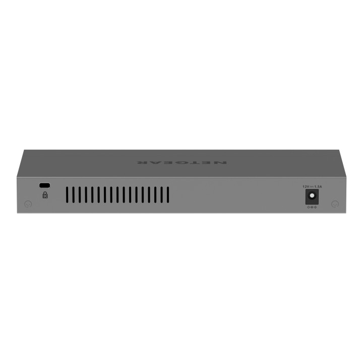 NETGEAR GS108MX-100EUS commutateur réseau Non-géré L2 Gigabit Ethernet (10/100/1000) Montage sur le bureau ou  — vue 2