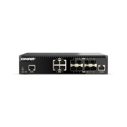 QNAP QSW-M3212R-8S4T commutateur réseau Géré 10G Ethernet (100/1000/10000) 1U — vue 1
