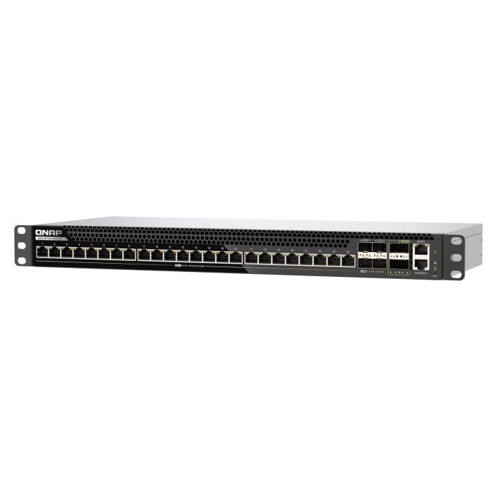 QNAP QSW-M7230-2X4F24T commutateur réseau Géré L3 10G Ethernet (100/1000/10000) 1U Noir — vue 4