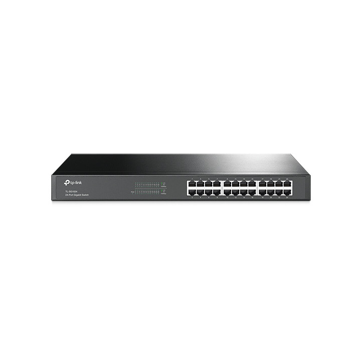 TP-Link TL-SG1024 Non-géré Gigabit Ethernet (10/100/1000) 1U Noir — vue 1
