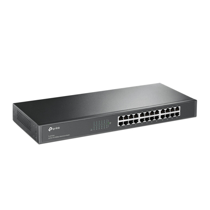 TP-Link TL-SF1024 Non-géré Fast Ethernet (10/100) 1U Gris — vue 2