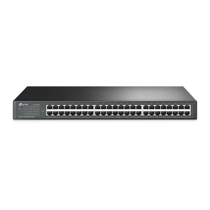 TP-Link TL-SF1048 Non-géré Fast Ethernet (10/100) 1U Noir — vue 1