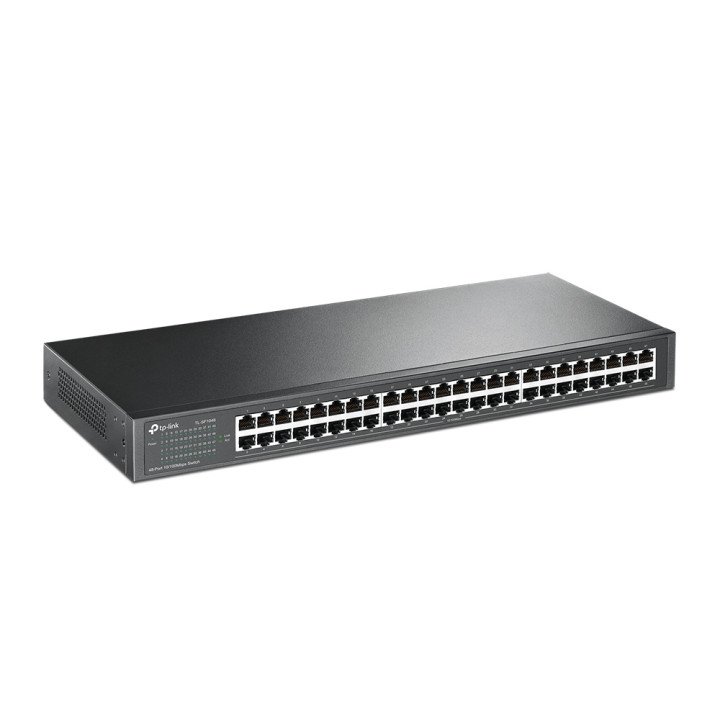 TP-Link TL-SF1048 Non-géré Fast Ethernet (10/100) 1U Noir — vue 2