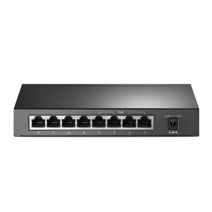 TP-Link TL-SF1008P Non-géré Fast Ethernet (10/100) Connexion Ethernet, supportant l'alimentation via ce port ( — vue 3