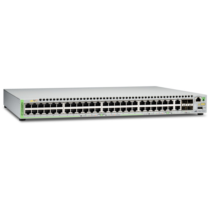 Allied Telesis AT-GS948MPX-50 Géré L3 Gigabit Ethernet (10/100/1000) Connexion Ethernet, supportant l'alimenta — vue 1