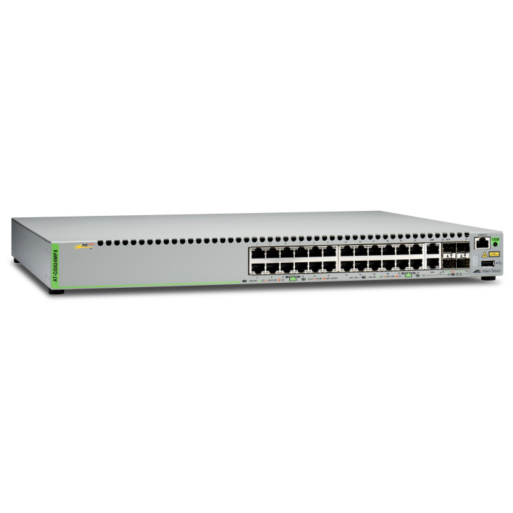Allied Telesis AT-GS924MPX-50 Géré L2 Gigabit Ethernet (10/100/1000) Connexion Ethernet, supportant l'alimenta — vue 1