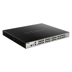 D-Link DGS-3630-28PC/SI — Switch manageable L3 20 ports Gigabit PoE+ + 4 SFP+
