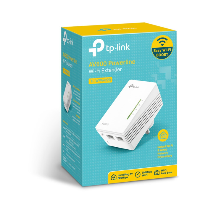 TP-Link TL-WPA4220 600 Mbit/s Ethernet/LAN Wifi Blanc 1 pièce(s) — vue 5