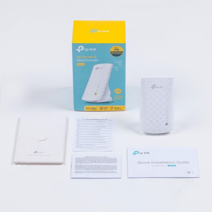 TP-Link RE200 prolongateur réseau Répéteur réseau Blanc 10, 100 Mbit/s — vue 5