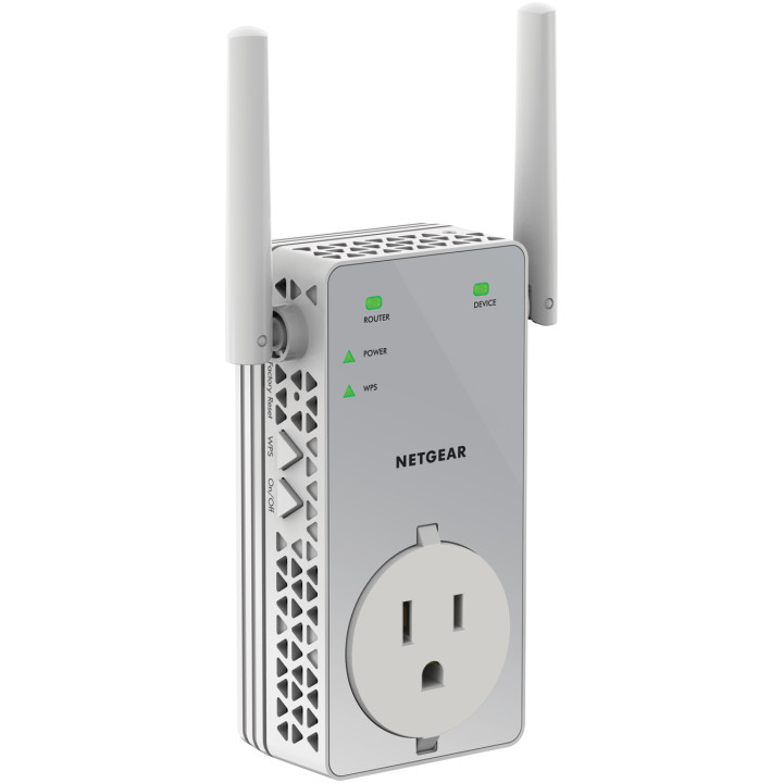 NETGEAR AC750 Émetteur réseau Gris — vue 1