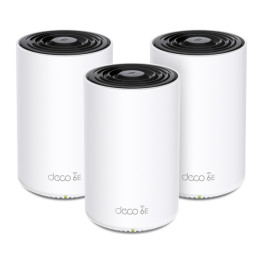 TP-Link Deco XE75 Tri-bande (2,4 GHz / 5 GHz / 6 GHz) Wi-Fi 6E (802.11ax) Blanc 3 Interne — vue 1