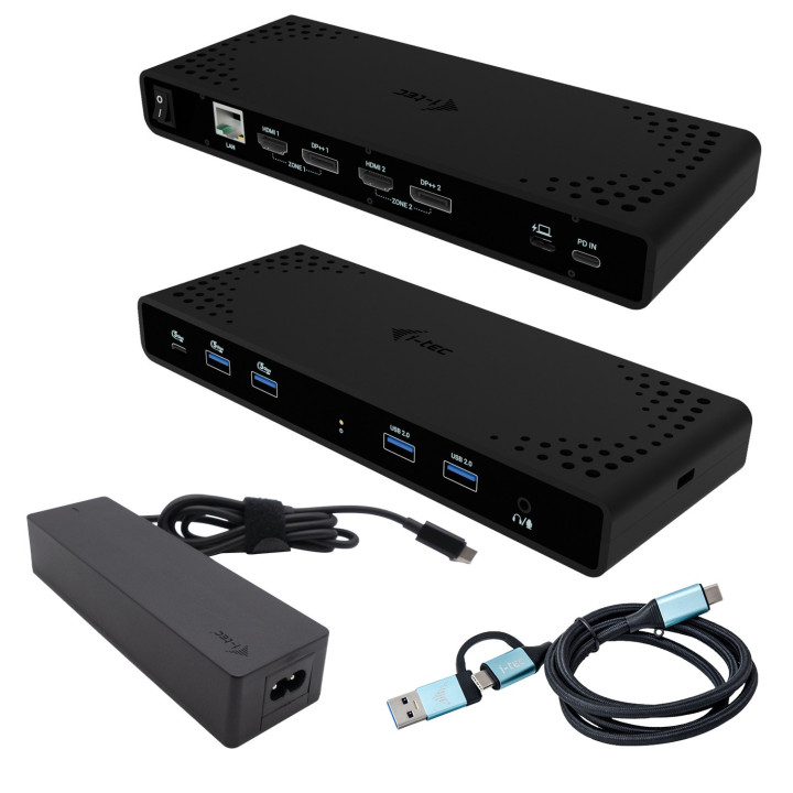 I-Tec Universal Dual 4K Docking Station USB-A / USB-C 100W