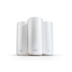 NETGEAR Orbi RBE873 — Système Wi-Fi maillé Wi-Fi 7 tri-bande, pack de 3