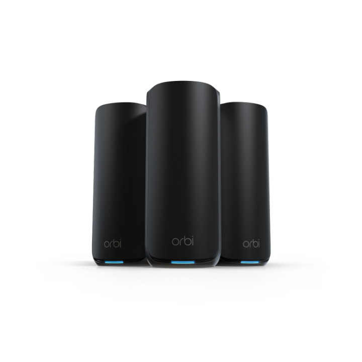 NETGEAR Orbi 870 Tri-bande (2,4 GHz / 5 GHz / 6 GHz) Wi-Fi 7 (802.11be) Noir 4 Interne — vue 1