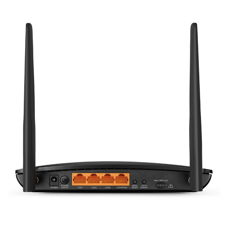 TP-Link Archer MR500 routeur sans fil Gigabit Ethernet Bi-bande (2,4 GHz / 5 GHz) 4G Noir — vue 2