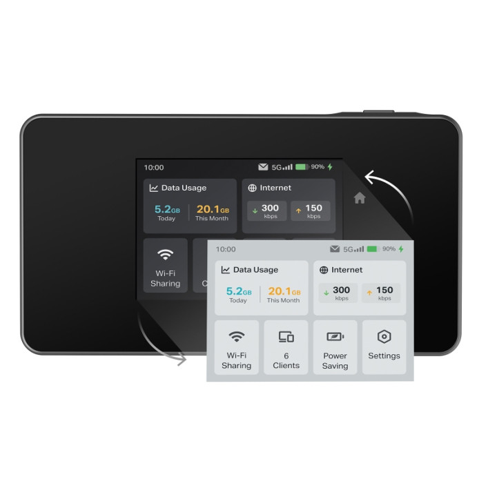 TP-Link M8550(EU) routeur cellulaire, passerelle et modem Routeur de réseau cellulaire — vue 4
