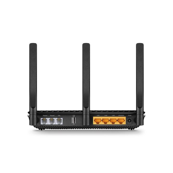 TP-Link Archer AC1600 routeur sans fil Gigabit Ethernet Bi-bande (2,4 GHz / 5 GHz) 4G Noir, Argent — vue 3
