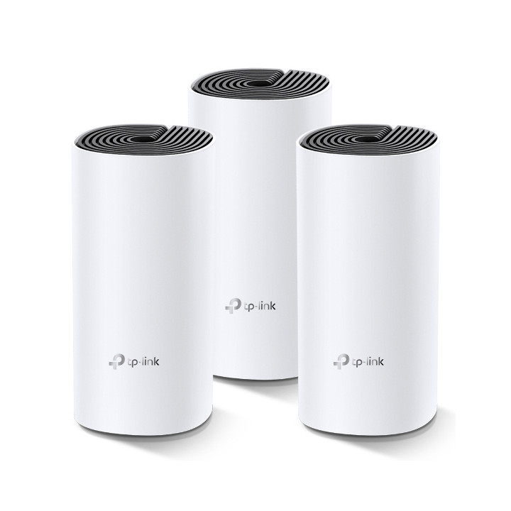 TP-Link Deco M4(3-pack) Bi-bande (2,4 GHz / 5 GHz) Wi-Fi 5 (802.11ac) Blanc 2 Interne — vue 1