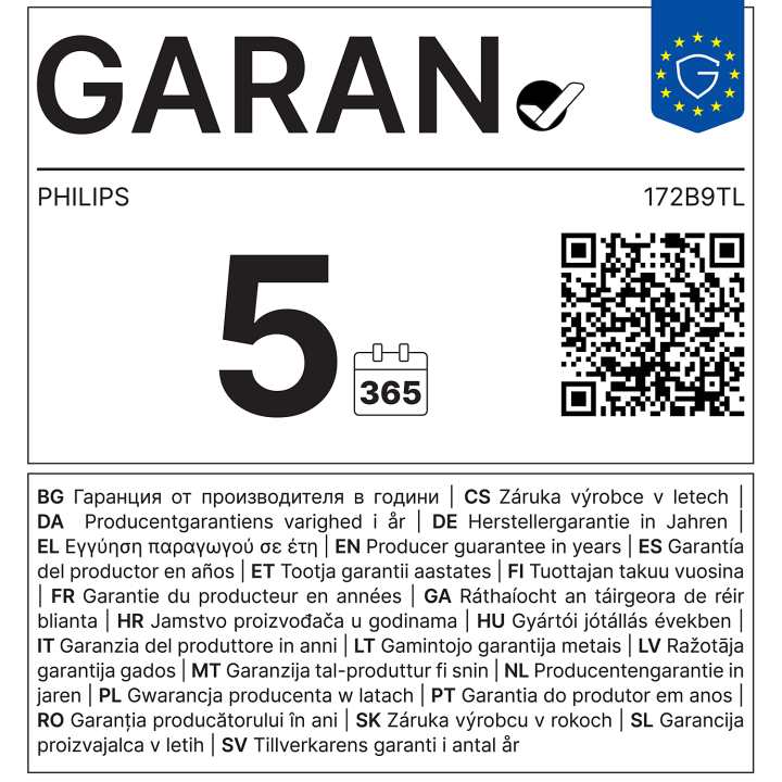 Philips 172B9TL/00 — vue constructeur 5