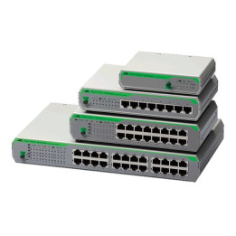 Allied Telesis AT-FS710/8-50 Non-géré Fast Ethernet (10/100) Gris — vue 1