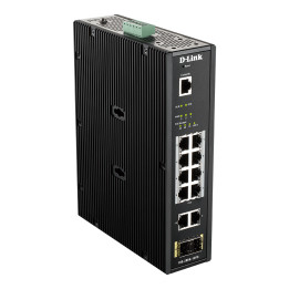 D-Link DIS-200G-12PS commutateur réseau Géré L2 Gigabit Ethernet (10/100/1000) Connexion Ethernet, supportant  — vue 1