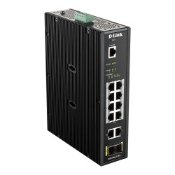D-Link DIS-200G-12PS — Switch manageable L2 10 ports Gigabit PoE+
