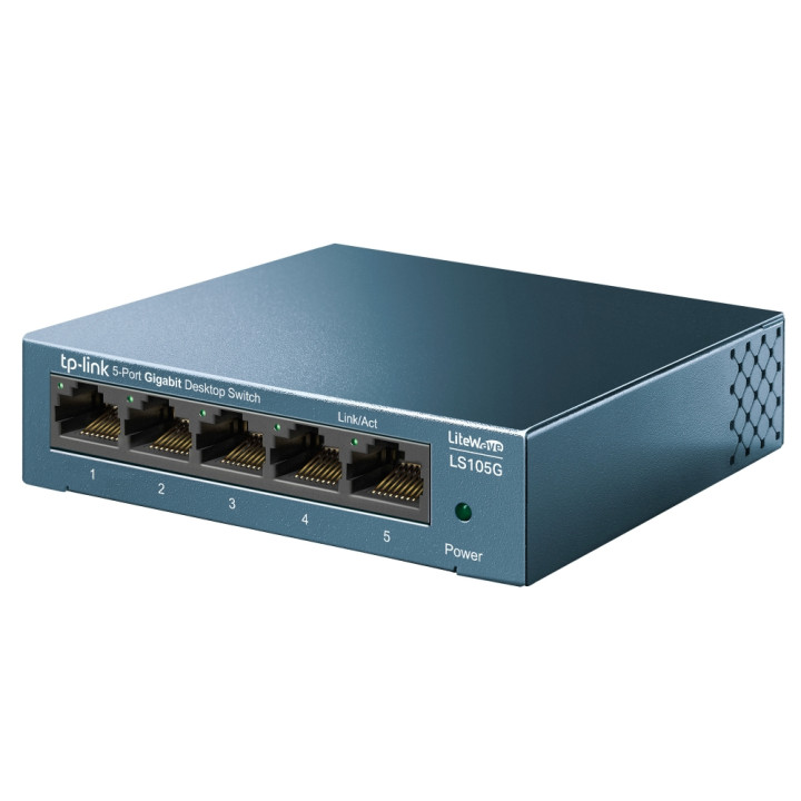 TP-Link LS105G Non-géré Gigabit Ethernet (10/100/1000) Bleu — vue 2
