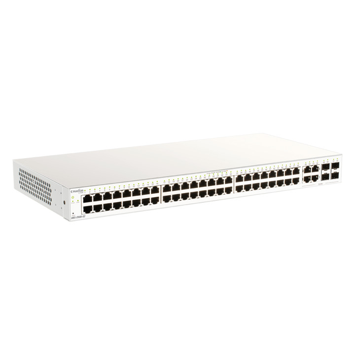 D-Link DBS-2000-52 commutateur réseau Géré L2 Gigabit Ethernet (10/100/1000) Gris — vue 2