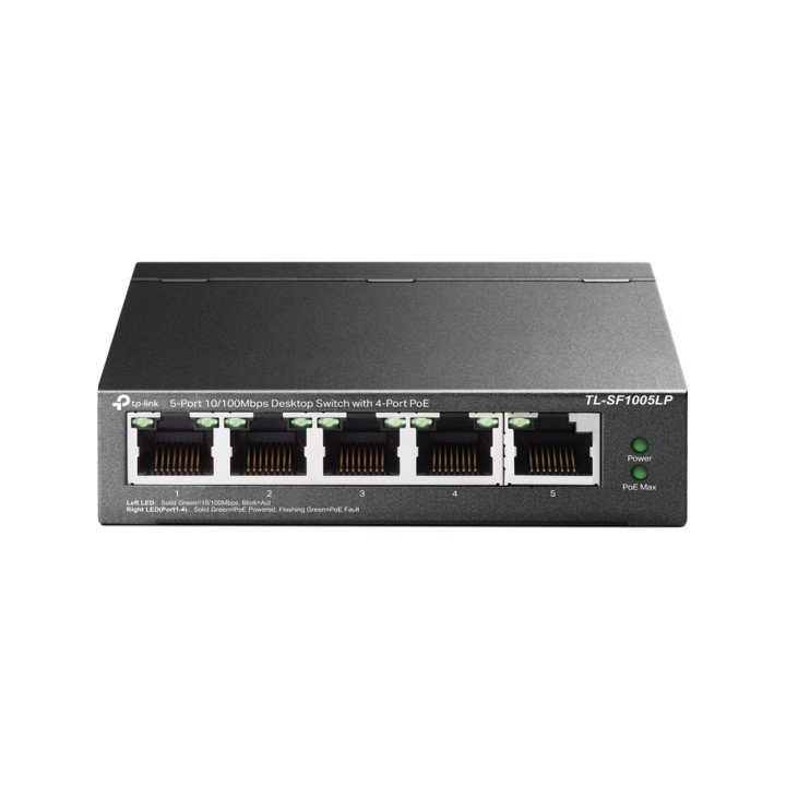 TP-Link TL-SF1005LP commutateur réseau Non-géré Fast Ethernet (10/100) Connexion Ethernet, supportant l'alimen — vue 1