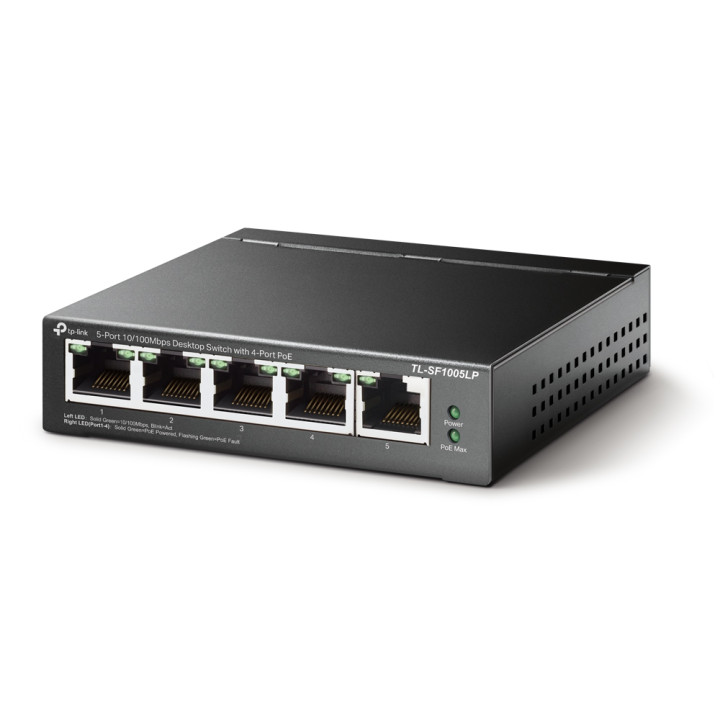 TP-Link TL-SF1005LP commutateur réseau Non-géré Fast Ethernet (10/100) Connexion Ethernet, supportant l'alimen — vue 2