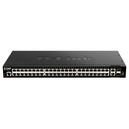 D-Link DGS-1520-52 commutateur réseau Géré L3 10G Ethernet (100/1000/10000) 1U Noir — vue 1