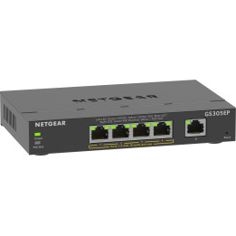 NETGEAR GS305EP Géré L2/L3 Gigabit Ethernet (10/100/1000) Connexion Ethernet, supportant l'alimentation via ce — vue 1