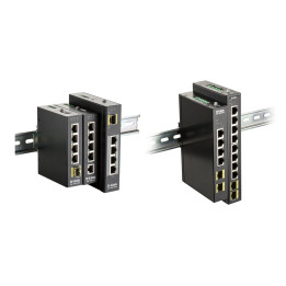 D-Link DIS-100G-6S commutateur réseau Non-géré Gigabit Ethernet (10/100/1000) Rail DIN Noir — vue 1