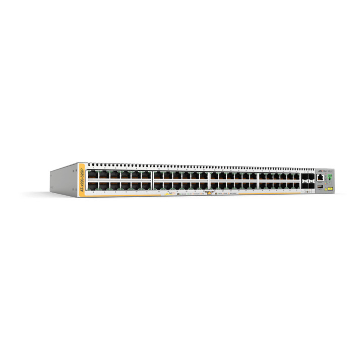Allied Telesis AT-x220-52GP-50 Géré L3 Gigabit Ethernet (10/100/1000) Connexion Ethernet, supportant l'aliment — vue 1