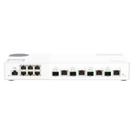 QNAP QSW-M2106-4C commutateur réseau Géré L2 2.5G Ethernet (100/1000/2500) Blanc — vue 1