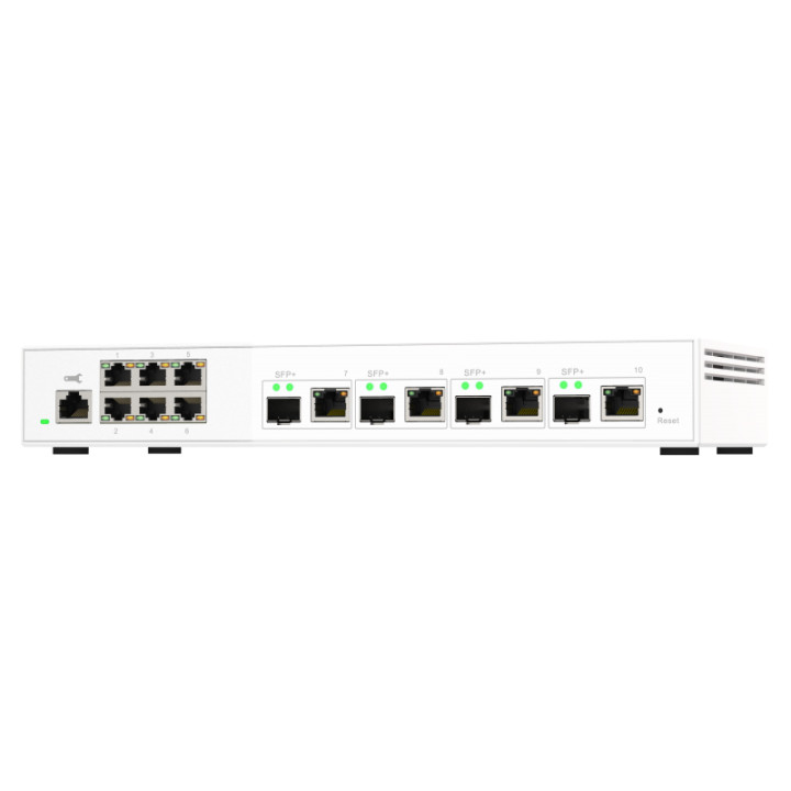 QNAP QSW-M2106-4C commutateur réseau Géré L2 2.5G Ethernet (100/1000/2500) Blanc — vue 4