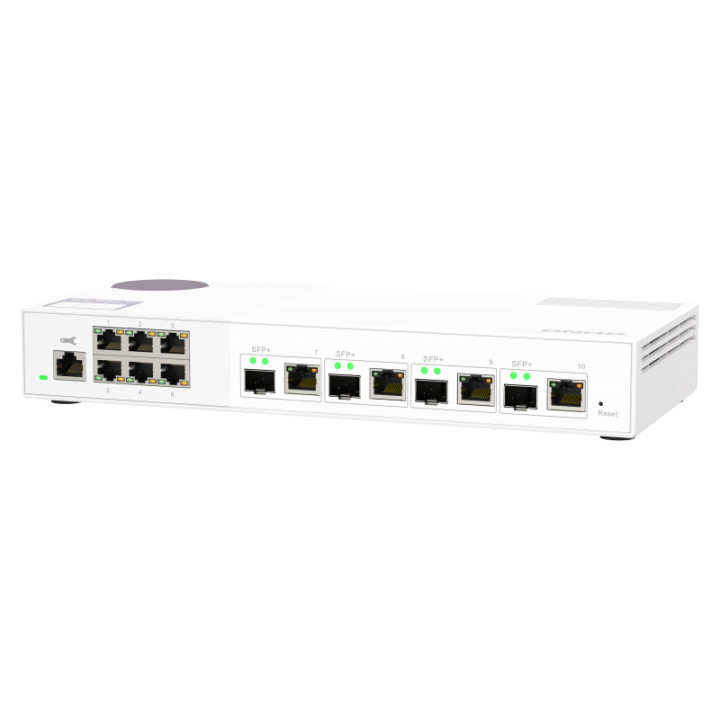 QNAP QSW-M2106-4C commutateur réseau Géré L2 2.5G Ethernet (100/1000/2500) Blanc — vue 5
