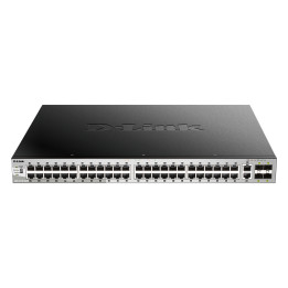 D-Link DGS-3130-54PS/E commutateur réseau Géré L3 Gigabit Ethernet (10/100/1000) Connexion Ethernet, supportan — vue 1