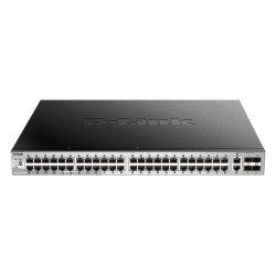D-Link DGS-3130-54PS/E — Switch manageable L3 48 ports Gigabit PoE+ + 4 SFP+