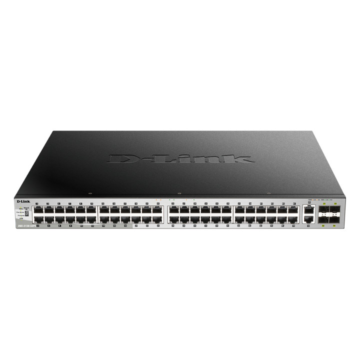 D-Link DGS-3130-54PS/E commutateur réseau Géré L3 Gigabit Ethernet (10/100/1000) Connexion Ethernet, supportan — vue 1