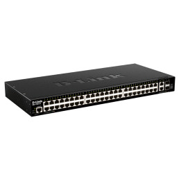 D-Link DGS-1520-52/E commutateur réseau Géré L3 10G Ethernet (100/1000/10000) 1U Noir — vue 1
