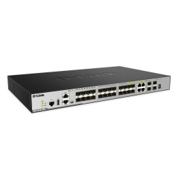 D-Link DGS-3630-28SC commutateur réseau Géré L3 1U Noir — vue 1