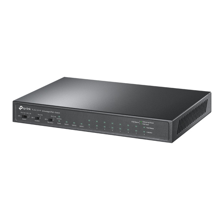 TP-Link TL-SL1311P commutateur réseau Fast Ethernet (10/100) Connexion Ethernet, supportant l'alimentation via — vue 1