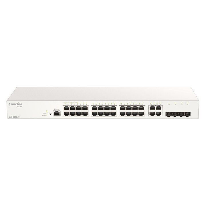 D-Link DBS-2000-28/E commutateur réseau Géré L2 Gigabit Ethernet (10/100/1000) Gris — vue 3