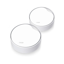 TP-Link DECO X50-POE(2-PACK) système Wi-Fi maillé Bi-bande (2,4 GHz / 5 GHz) Wi-Fi 6 (802.11ax) Blanc Interne — vue 1