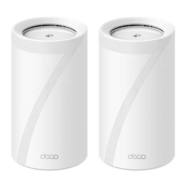 TP-Link Deco BE85 (2-Pack) Tri-bande (2,4 GHz / 5 GHz / 6 GHz) Wi-Fi 7 (802.11be) Blanc 4 Interne — vue 1
