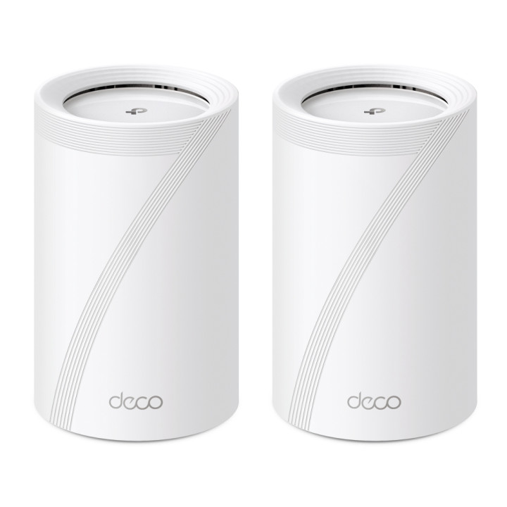 TP-Link Deco BE65 Tri-bande (2,4 GHz / 5 GHz / 6 GHz) Wi-Fi 7 (802.11be) Blanc 4 Interne — vue 1